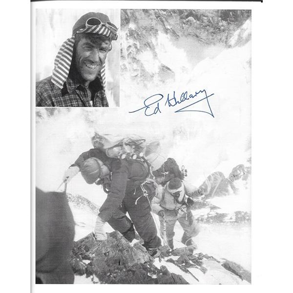 1st Mount Everest Climber Sir Edmund Hillary Signed Photograph