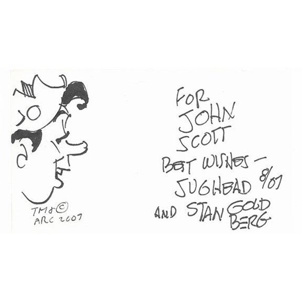 Archie Comics Cartoonist Stan Goldberg Signature Cut