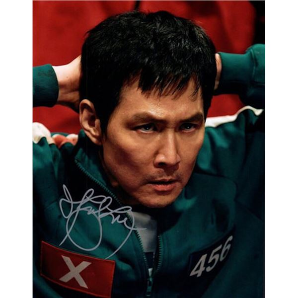 Squid Game Lee Jung-jae facsimile signed photo