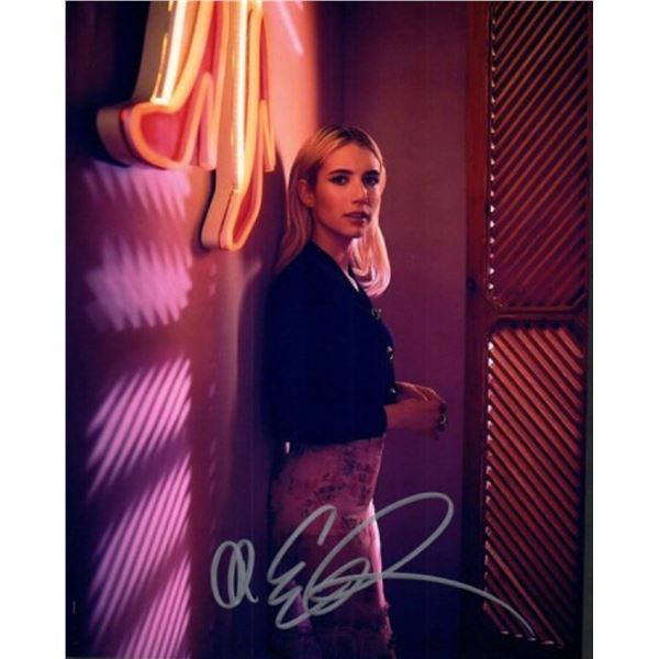 Emma Roberts facsimile signed photo