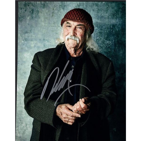 CSNY David Crosby facsimile signed photo