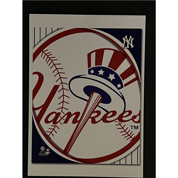 MLB New York Yankees Logo 5x7 in Photo