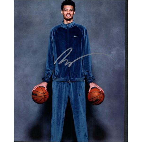 San Antonio Spurs Victor Wembanyama facsimile signed photo