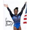 Image 1 : Olympic gymnast Simone Biles facsimile signed photo