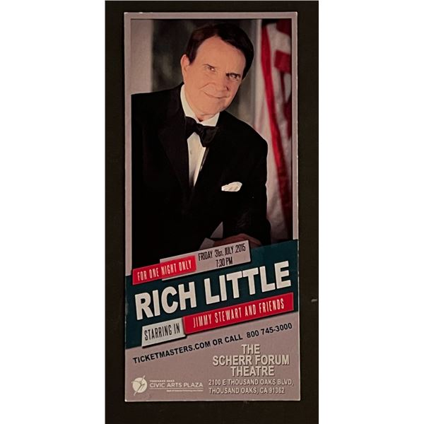 2015 Comedian Rich Little Program
