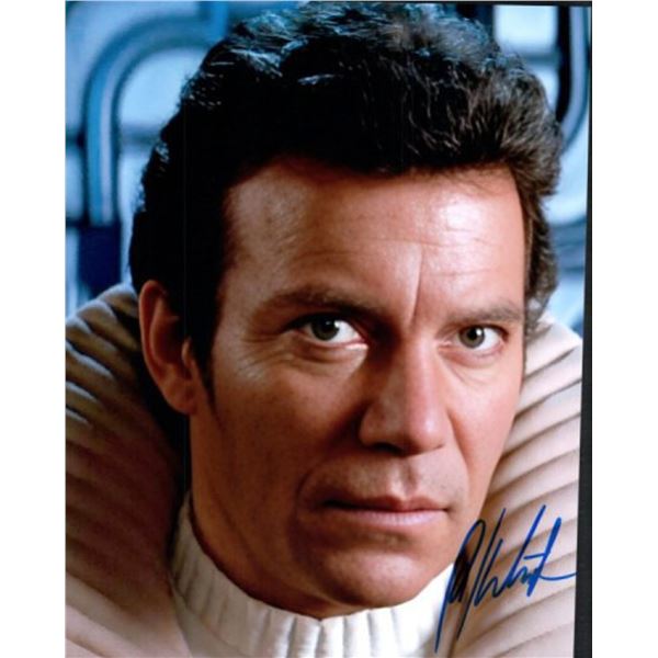 Star Trek William Shatner facsimile signed photo