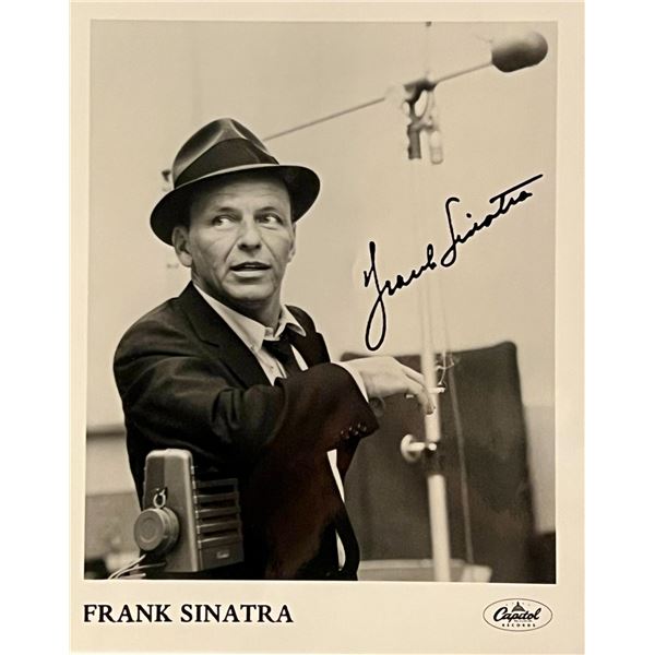 The Rat Pack Frank Sinatra Facsimile Signed Photo