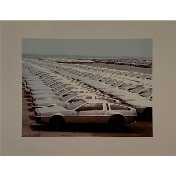 Back to the Future DeLorean Art Photo