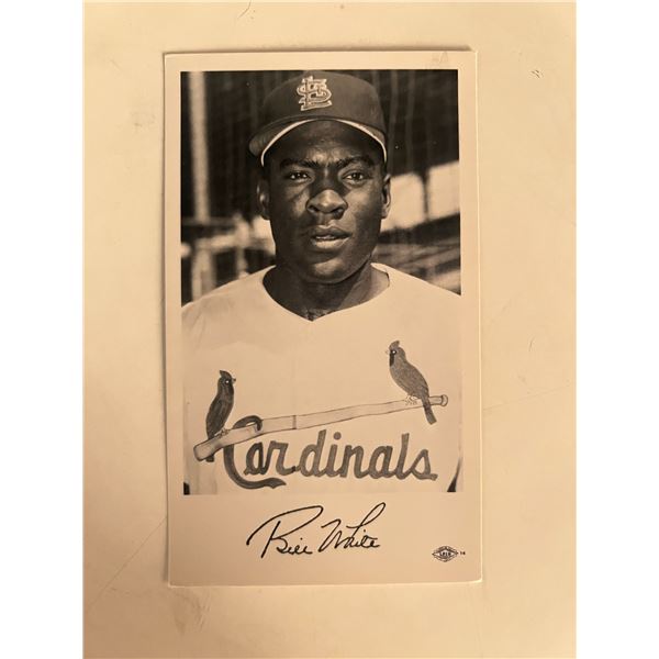 Bill White facsimile signed photo. 3x5 inches