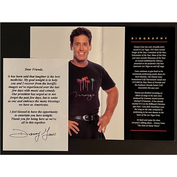 Singer Danny Gans Program