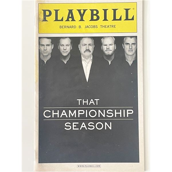 That Championship Season  Playbill