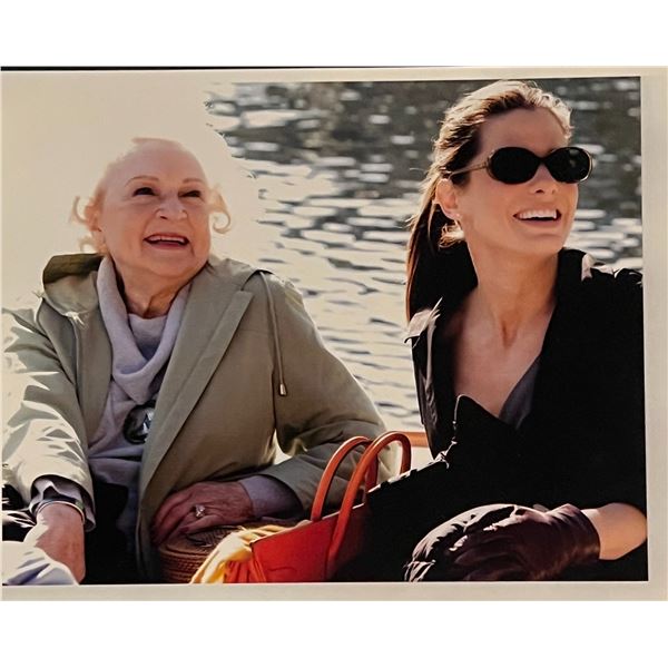 Betty White and Sandra Bullock Unsigned Photo