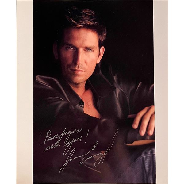 Jim Caviezel facsimile signed photo. 8x10 inches