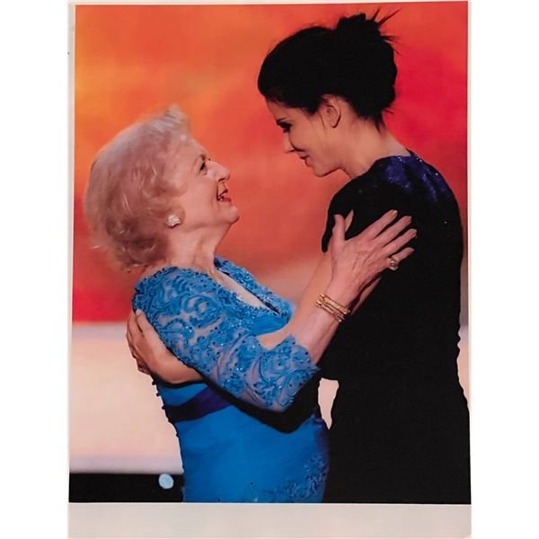 Betty White and Sandra Bullock Unsigned Photo