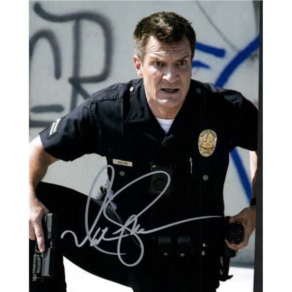 The Rookie Nathan Fillion facsimile signed photo