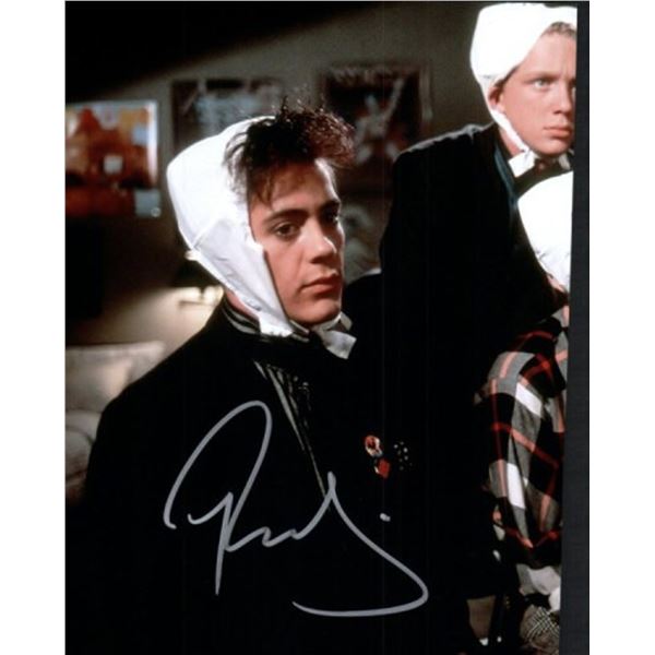 Weird Science Robert Downey Jr. facsimile signed photo