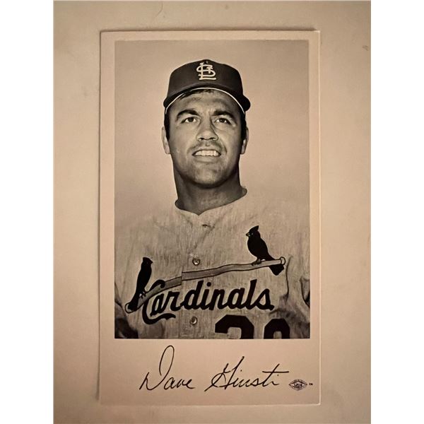 Dave Giusti facsimile signed photo. 3x5 inches