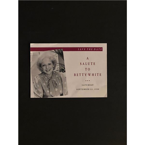 A Salute to Betty White 1990 Save the Date