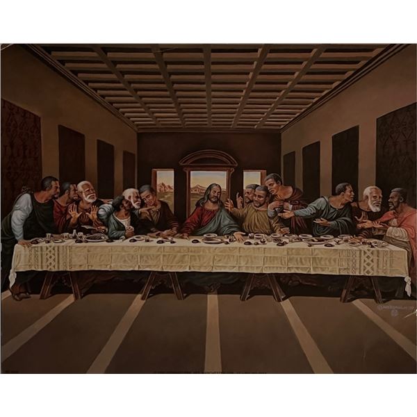African American The Last Supper Art Print