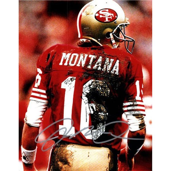 SF 49ers Joe Montana facsimile signed photo