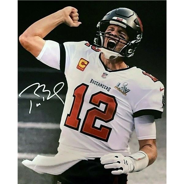 New England Patriots Tom Brady facsimile signed  photo