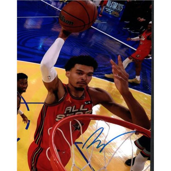 San Antonio Spurs Victor Wembanyama facsimile signed photo