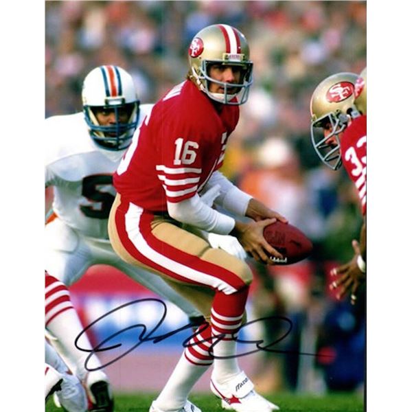 SF 49ers Joe Montana facsimile signed photo