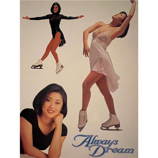 Kristi Yamaguchi facsimile signed photo. 5x7 inches