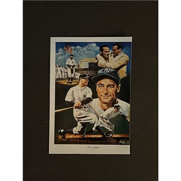 MLB New York Yankees Lou Gehrig Photo