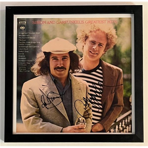 Simon and Garfunkel Facsimile Signed Album Cover Print