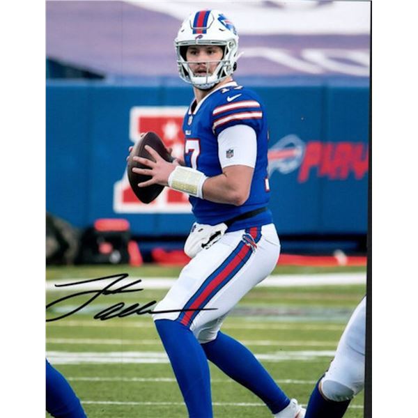 Buffalo Bills Josh Allen facsimile signed photo