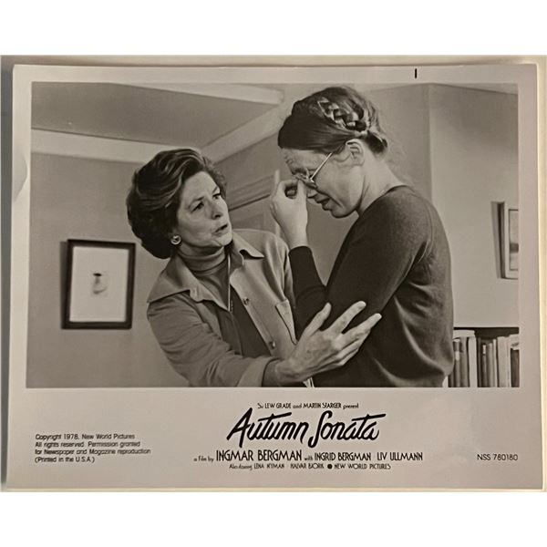 1978 Autumn Sonata Movie Photo