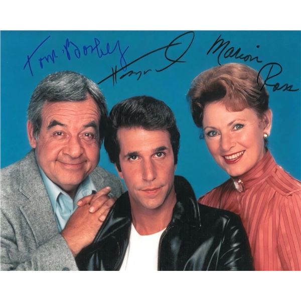 Happy Days cast facsimile signed  photo