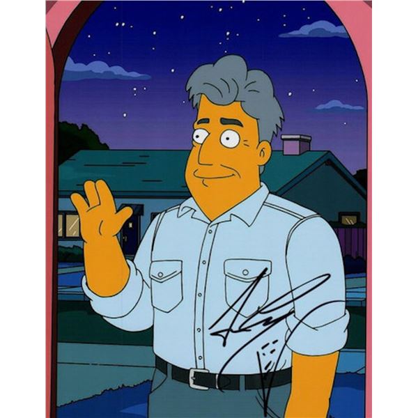 The Simpsons Jay Leno facsimile signed photo