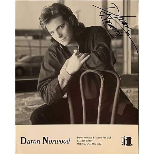 Country Music Singer Daron Norwood Facsimile Signed Photo