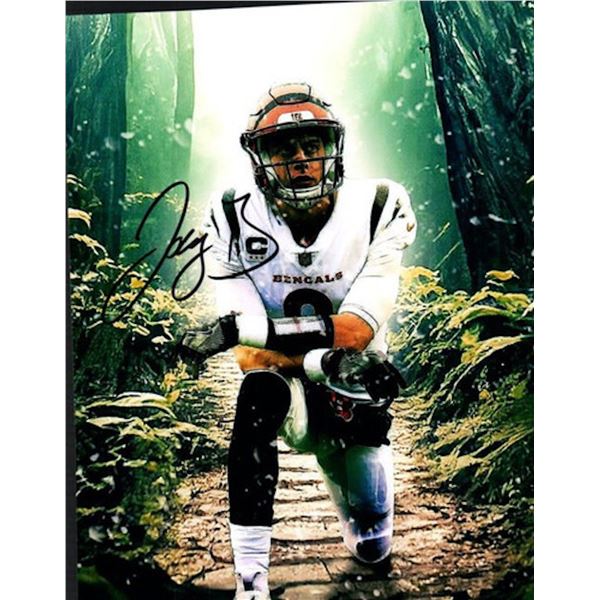 Cincinnati Bengals Joe Burrow facsimile signed photo