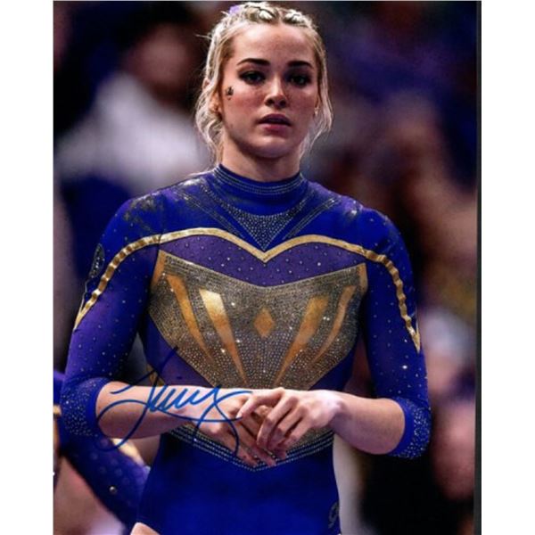 LSU gymnast Olivia "Livvy" Dunne facsimile signed photo