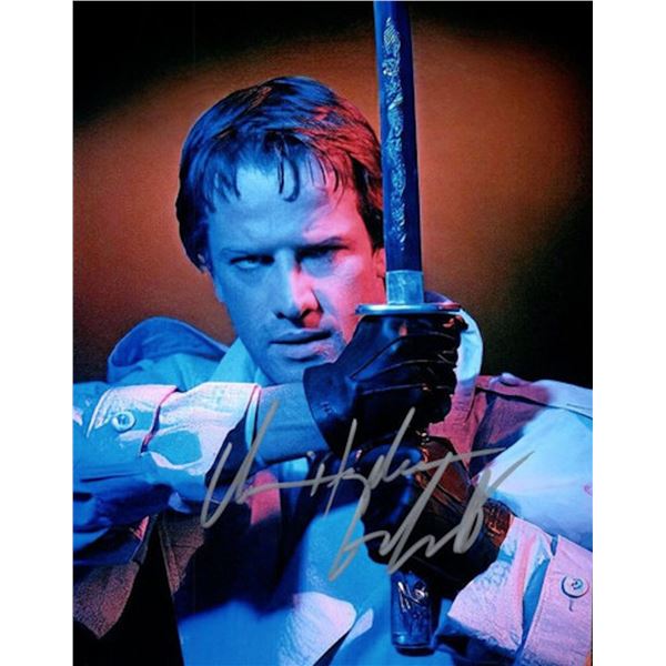 Highlander Christopher Lambert facsimile signed photo
