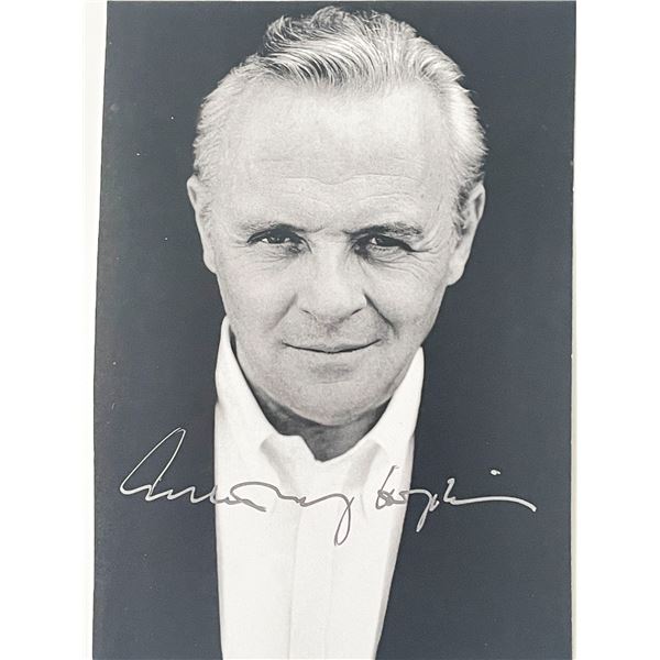 Anthony Hopkins signed photo