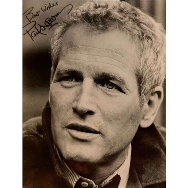Paul Newman facsimile signed photo. 3x5 inches