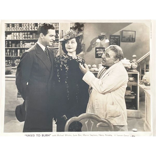 Speed to Burn (1938) original vintage movie photo