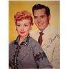 Image 1 : Lucille Ball/ Desi Arnaz facsimile signed photo. 5x7 inches