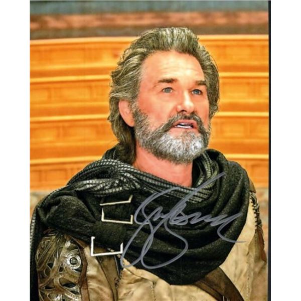 Guardians of the Galaxy Kurt Russell facsimile signed photo