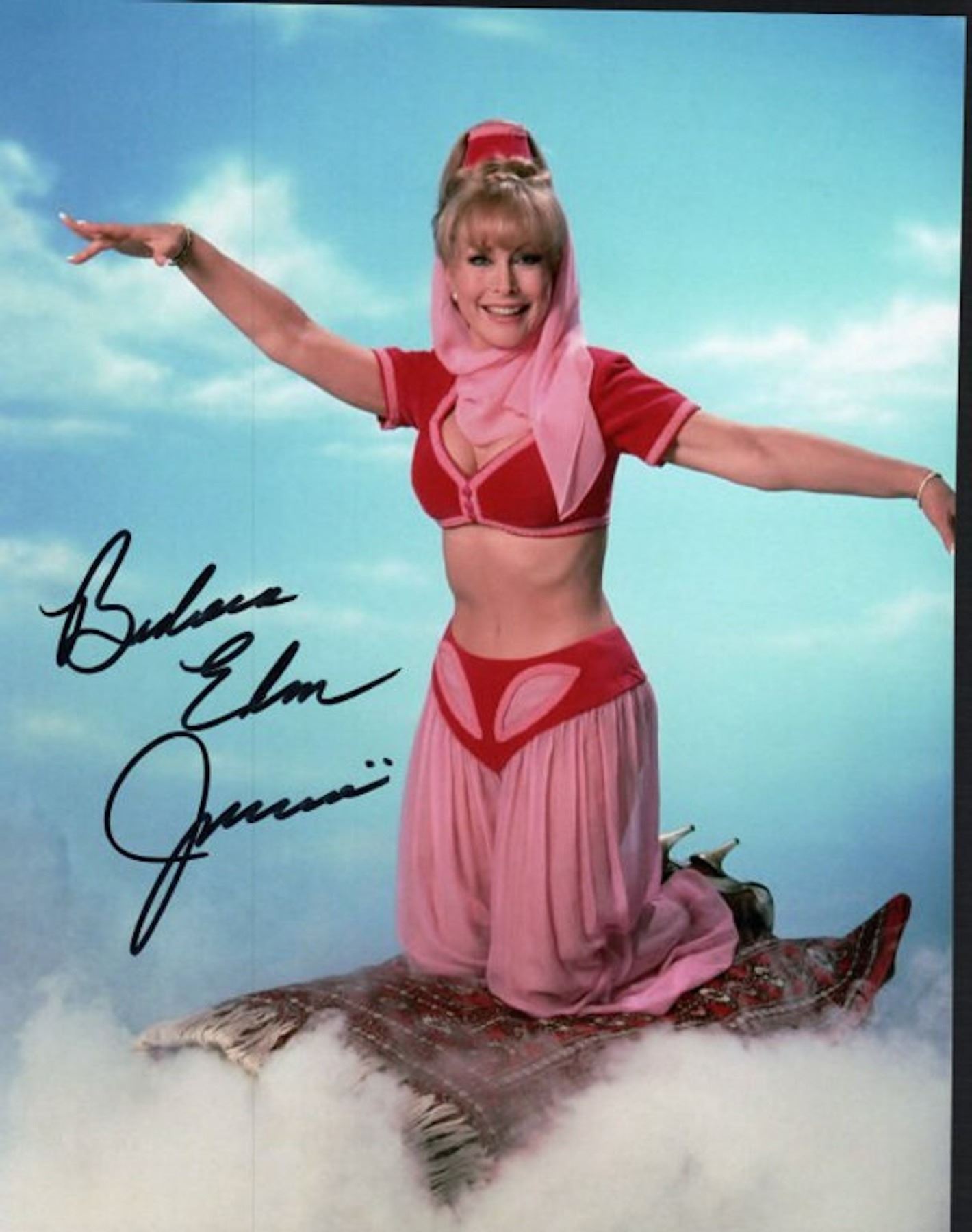 I Dream of Jeannie Barbara Eden facsimile signed photo