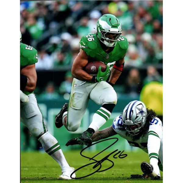 Philadelphia Eagles Saquon Barkley facsimile signed photo