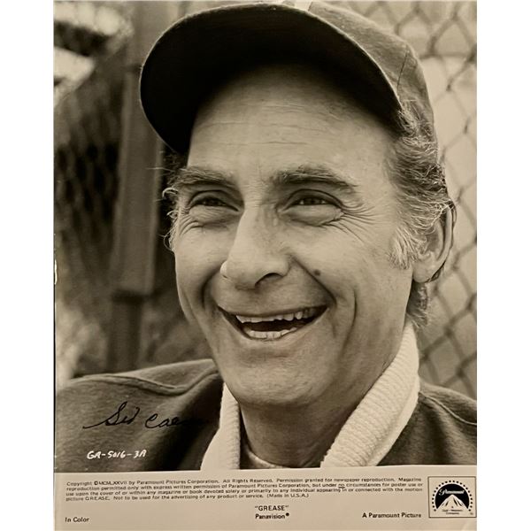 Grease Sid Caesar Facsimile Signed Movie Photo