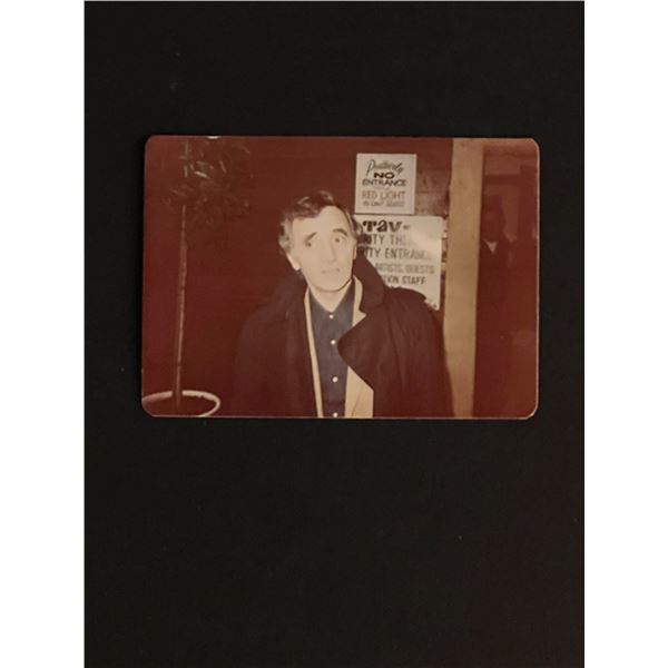Franch Singer Charles Aznavour Original 1984 Photo