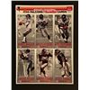 Image 1 : 1993 Falcons Football Uncut Card Sheet