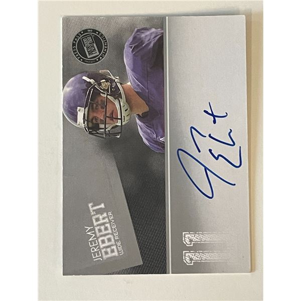 Northwestern Wildcats Jeremy Ebert signed 2012 Press Pass Authentics trading card