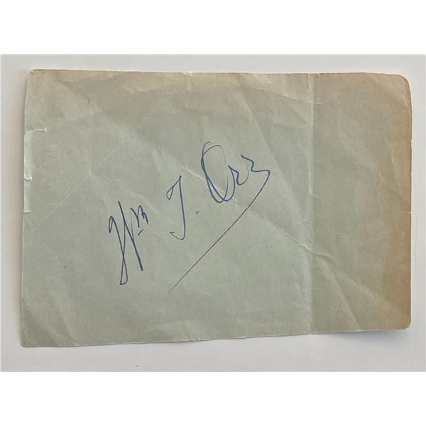 William T. Orr original signature